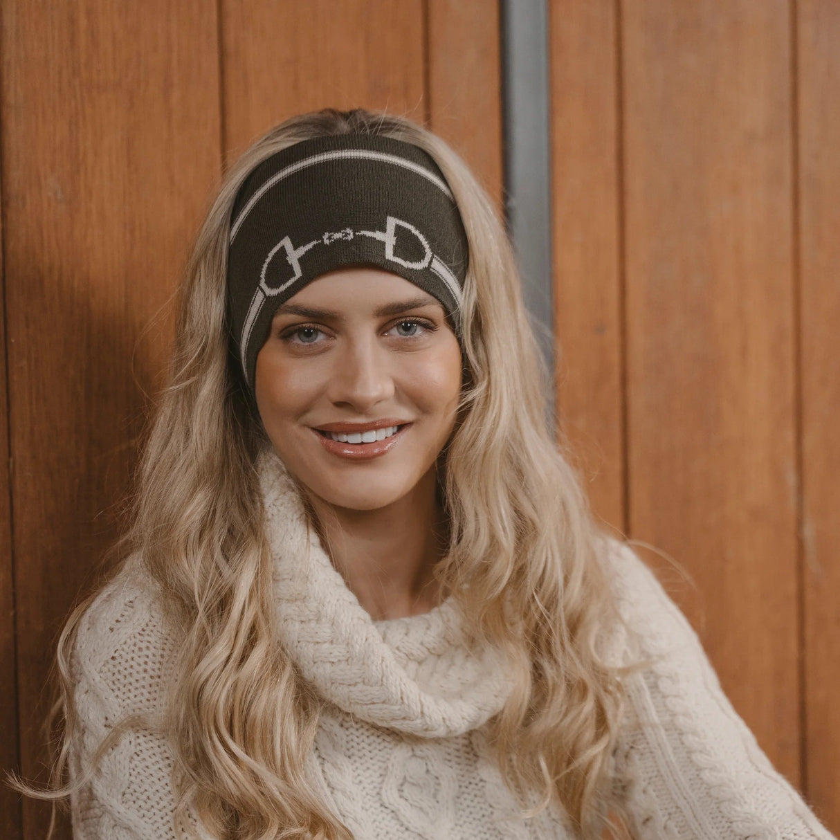 Waring Brooke Snaffle Headband/Snood #colour_navy