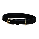 Mackey Padded Leather Dog Collar #colour_black