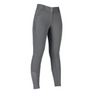 HKM Children's Silicone Full Seat Riding Breeches -Ari Mid Rise- #colour_grey