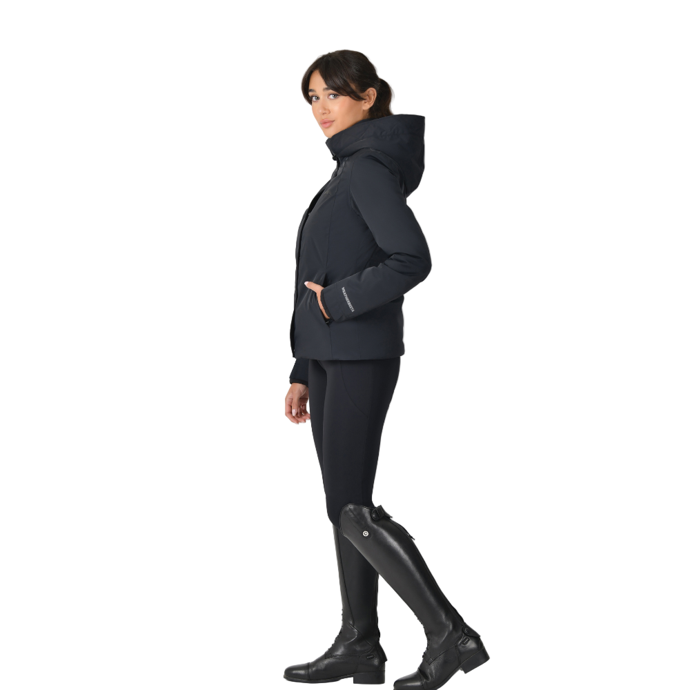Weatherbeeta Ladies Protect Jacket With High Neck #colour_black