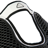 Acavallo Pad SP WFS Suede Hexagonal Gel Front Riser #colour_white