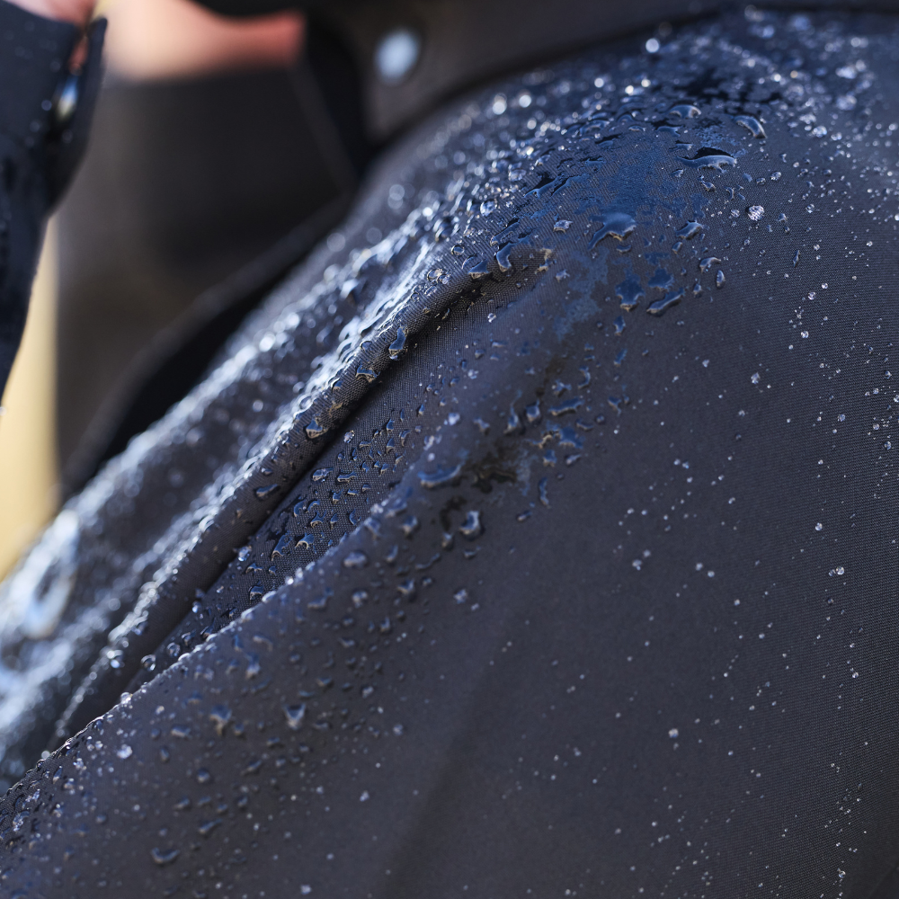 Dublin Ladies Wet Weather Long Jacket #colour_black