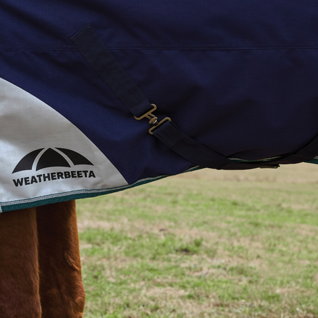 Weatherbeeta Comfitec Plus Dynamic 0G Detach-A-Neck Turnout #colour_navy-forest-green