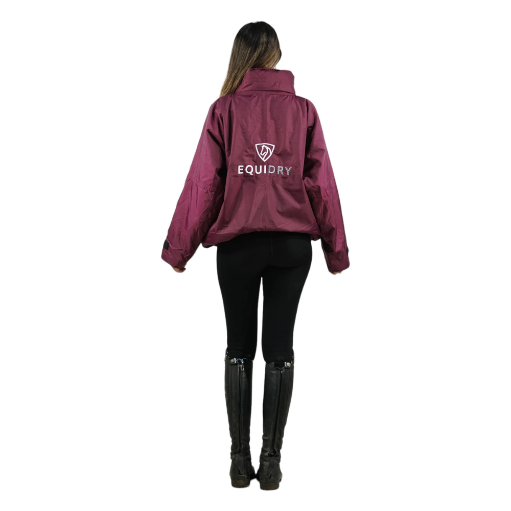 EQUIDRY Women's Thin Fleece Shortie #colour_plum