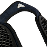 Acavallo Pad SP WFS Suede Hexagonal Gel Front Riser #colour_blue