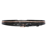 Imperial Riding Lania Sparkle Belt #colour_black-rose-gold