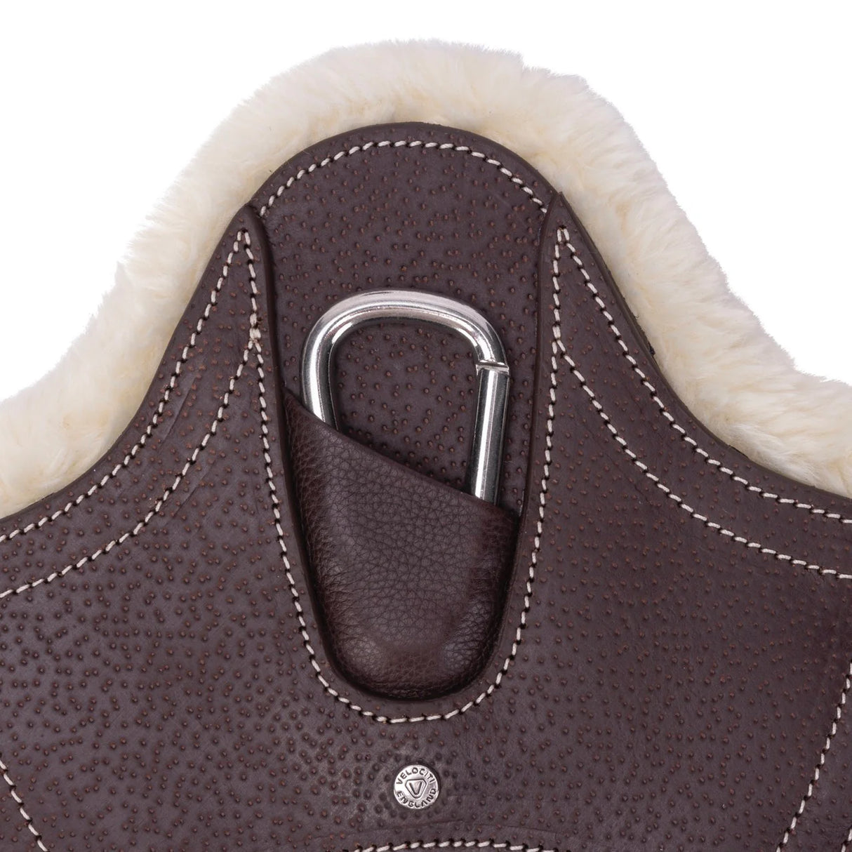 Shires Velociti Lusso Elite Dressage Girth #colour_havana