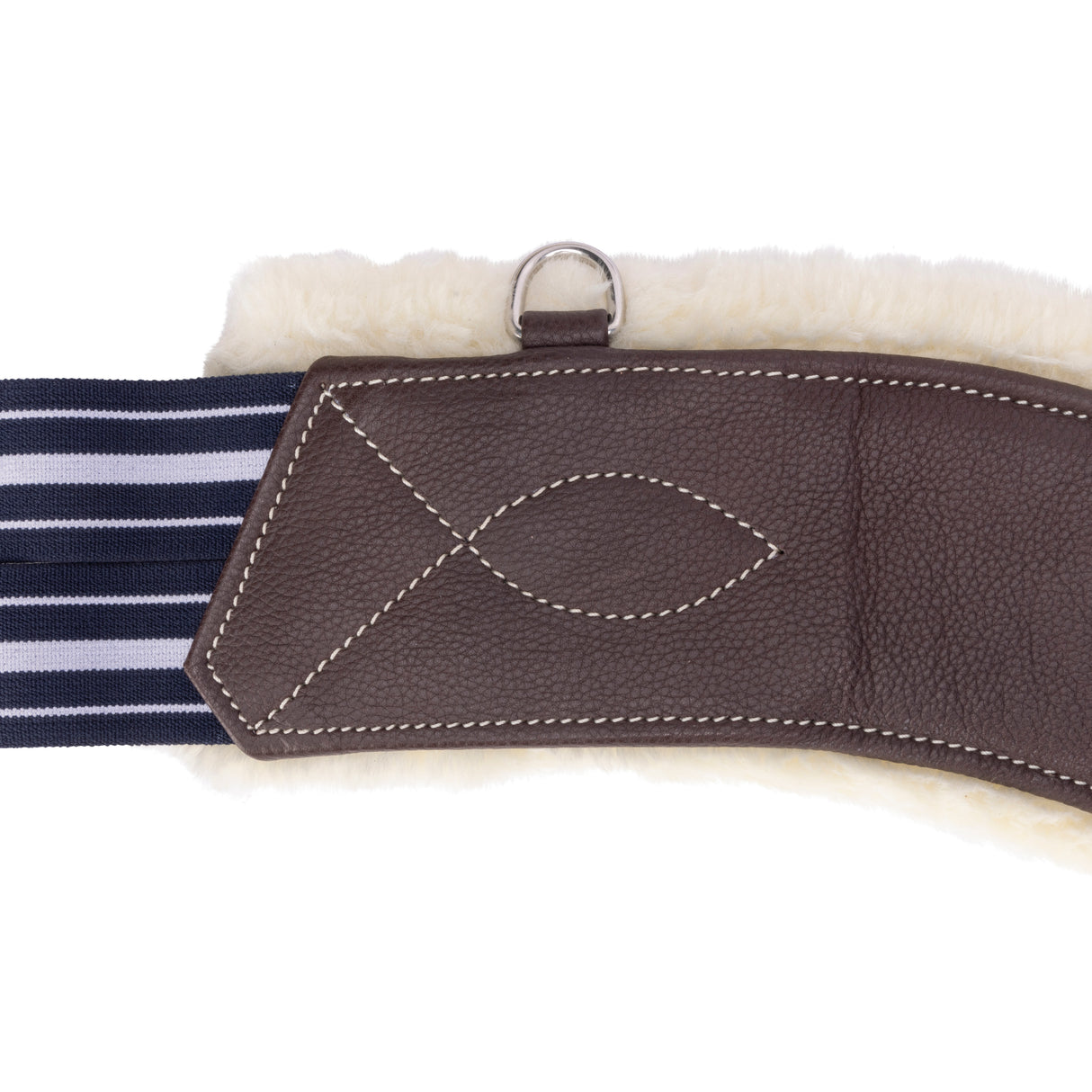 Shires Velociti Lusso Elite Anatomical Girth #colour_havana