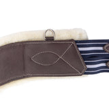 Shires Velociti Lusso Elite Anatomical Girth #colour_havana