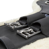 Shires Velociti Lusso Elite Short Stud Girth #colour_black