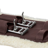 Shires Velociti Lusso Elite Short Stud Girth #colour_havana