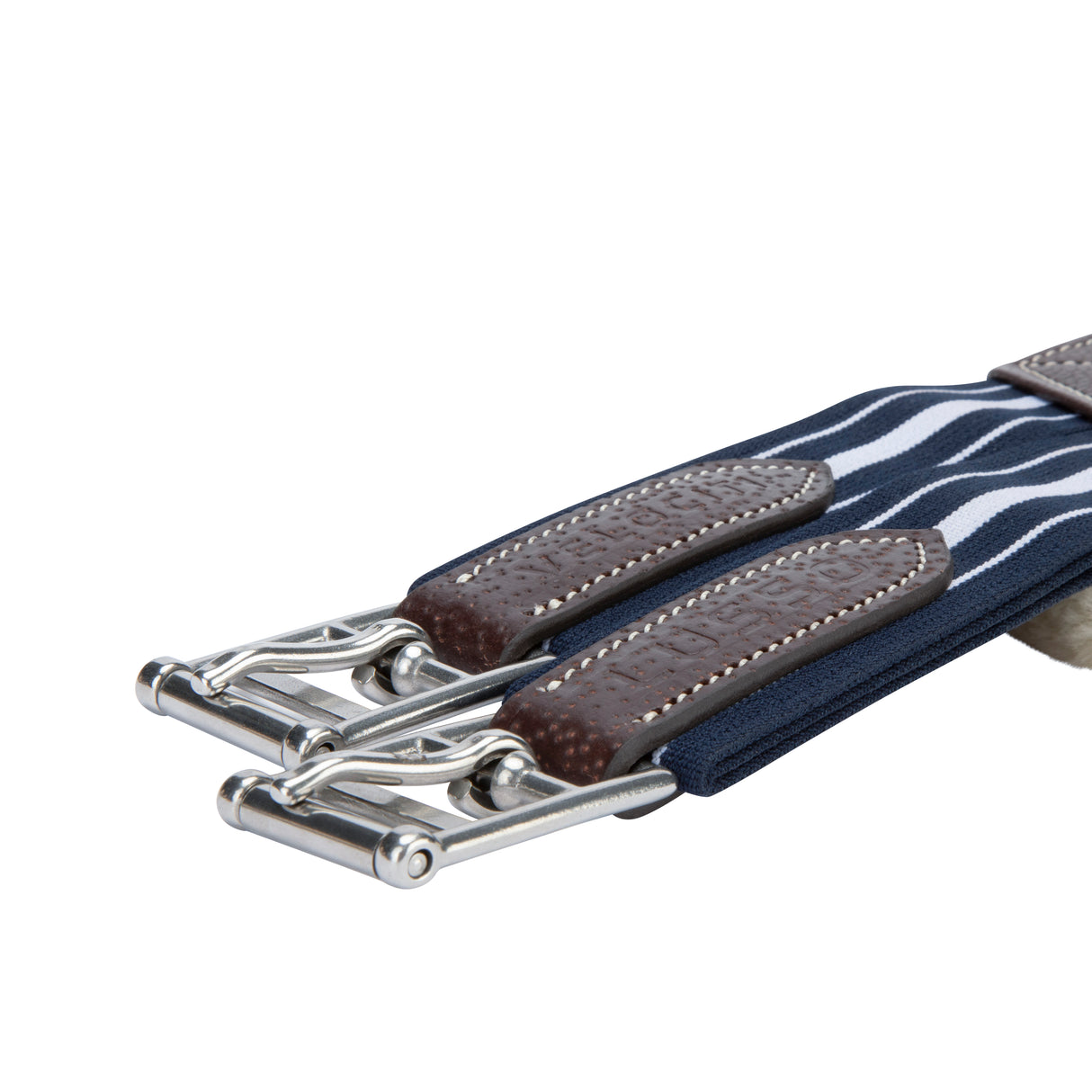 Shires Velociti Lusso Elite Stud Girth #colour_havana