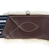 Shires Velociti Lusso Elite Stud Girth #colour_havana