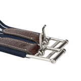 Shires Velociti Lusso Elite Stud Girth #colour_havana