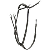 Stubben Pro-Jump Breastplate Open Martingale Fork #colour_black