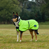 Weatherbeeta Comfitec Reflective 300D Deluxe Showerproof Dog Coat #colour_yellow