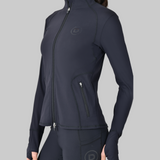 Dublin Ladies Versatile Fitted Zip Through Jacket #colour_black