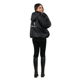 EQUIDRY Women's Thin Fleece Shortie #colour_black-black