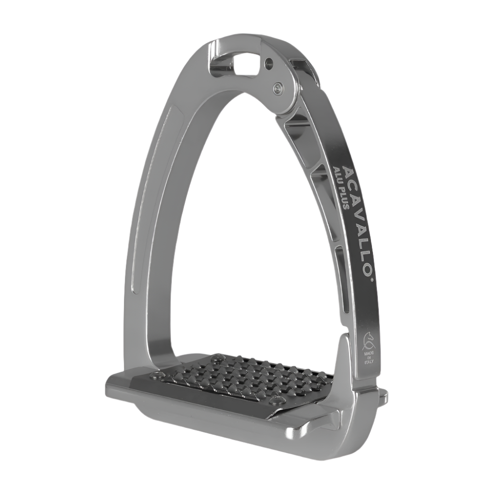 Acavallo Arena Aluplus Stirrup #colour_aluminium