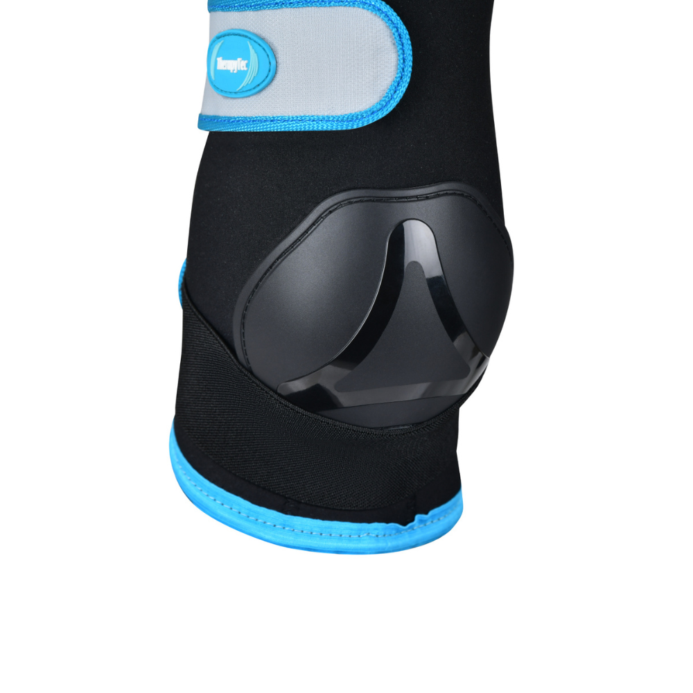Weatherbeeta Therapy-Tec Stable Boot Wraps #colour_black-blue