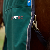 Weatherbeeta Comfitec Plus Dynamic 220G High Neck Turnout #colour_forest-green-navy