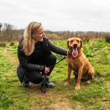 Mountain Paws Extra Long Rope Dog Lead #colour_black