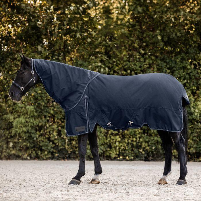 Waldhausen 600D Light Turnout Rug Neck Part #colour_night-blue