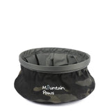 Mountain Paws Collapsible Dog Water Bowl #colour_camo