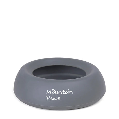 Mountain Paws Splashproof Dog Bowl #colour_grey