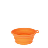 Mountain Paws Collapsible Silicone Dog Bowl #colour_orange