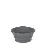 Mountain Paws Collapsible Silicone Dog Bowl #colour_grey