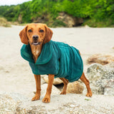 Mountain Paws Dog Robe #colour_green