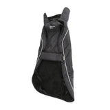 Mountain Paws Fleece Lined Dog Raincoat #colour_black