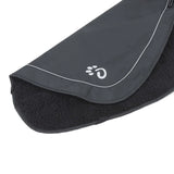 Mountain Paws Fleece Lined Dog Raincoat #colour_black