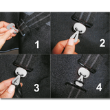 Waldhausen Safe-Gum For T-Fasteners #colour_silver-grey