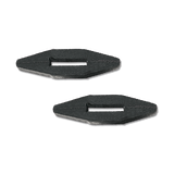 Waldhausen Rubber Rein Stops #colour_black