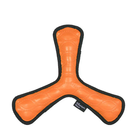 Mountain Paws Rubber Throw Dog Toy #colour_orange