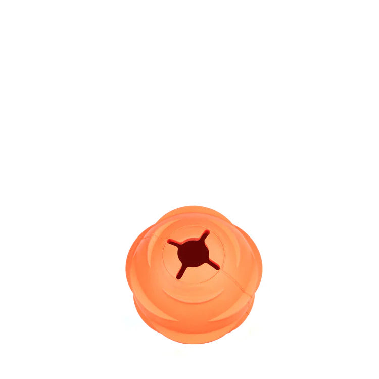 Mountain Paws Dog Wave Treat Ball Dispenser #colour_orange
