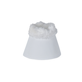 Weatherbeeta Tough-Tec Fleece Trim Bell Boots #colour_white