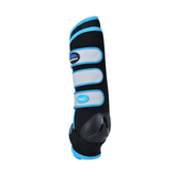 Weatherbeeta Therapy-Tec Stable Boot Wraps #colour_black-blue