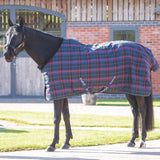 Shires Tempest Plus 100g Stable Rug #colour_green-check