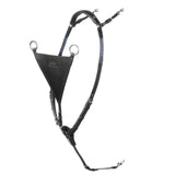 Stubben Pro-Jump Breastplate Closed Martingale Fork #colour_black