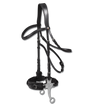 Waldhausen X-Line Hackamore Bridle #colour_black