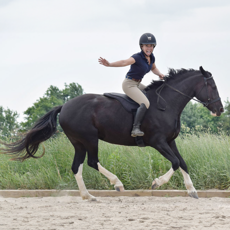 ThinLine Comfort Bareback Saddle Pad With Girth #colour_black