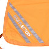 Shires EQUI-FLECTOR® Mesh Quarter Sheet #colour_orange