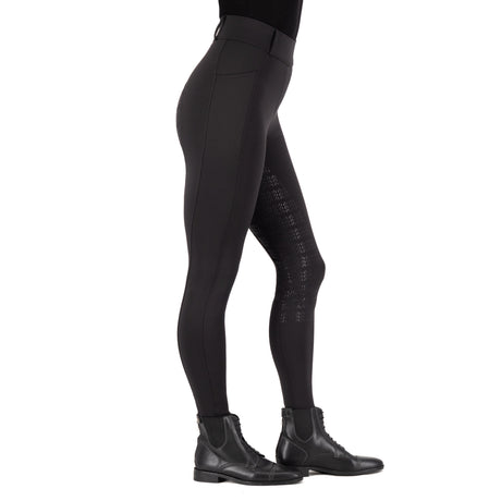 Imperial Riding Children's Tamara Full Grip Riding Tights #Colour_black