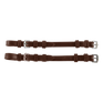 Waldhausen Pair of S-Line Cheek Pieces with Buckles #colour_brown