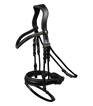 Waldhausen S-Line Snaffle Bridle Glamour #colour_black