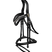 Waldhausen S-Line Harmony Snaffle Bridle #colour_black