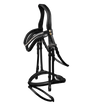Waldhausen S-Line Harmony Snaffle Bridle #colour_black